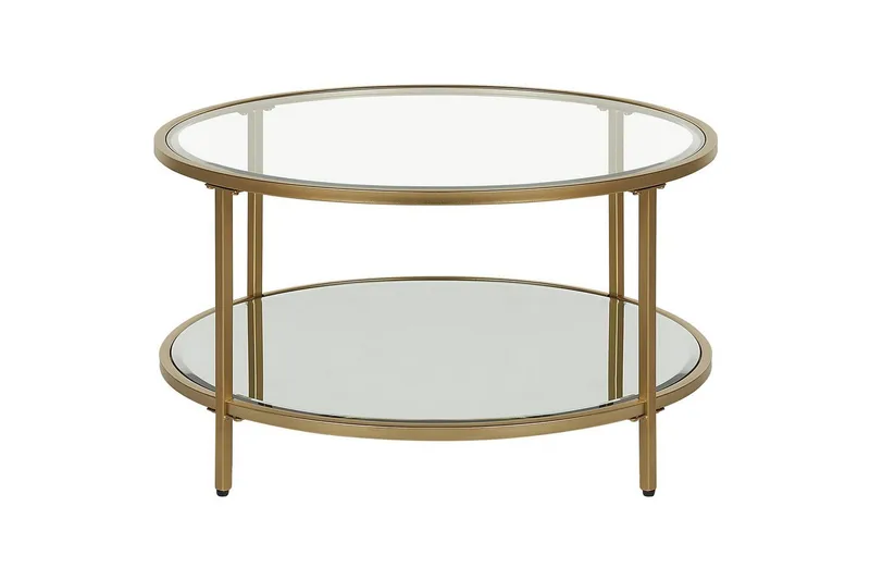 Soffbord Guld, Transparent