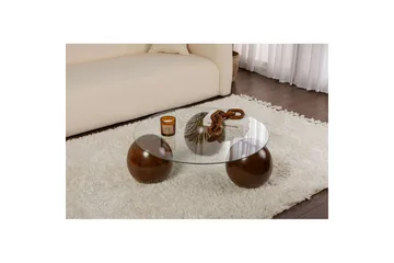 Soffbord Nordure Sibas Soffbord 85 cm Brun - M øbler - Bord - Sofabord