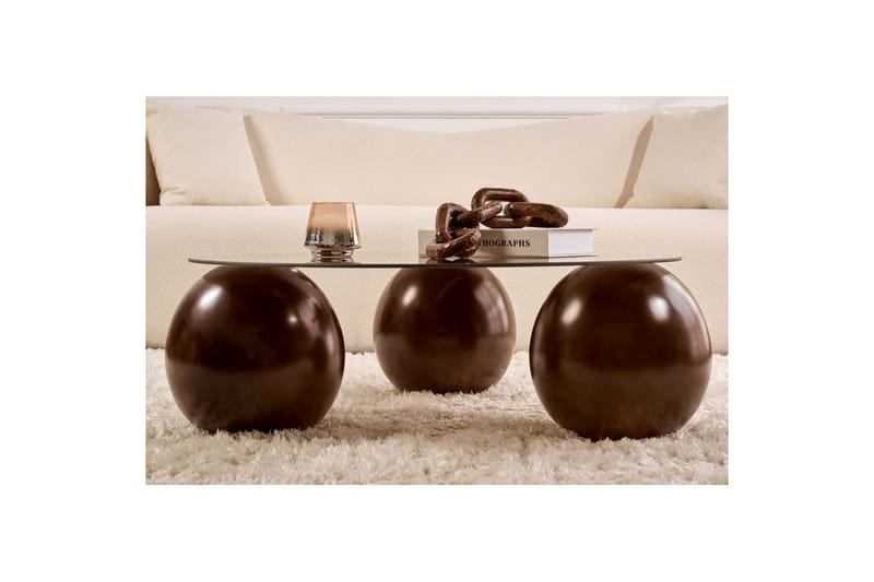 Soffbord Nordure Sibas Soffbord 85 cm Brun - Møbler - Bord - Sofabord