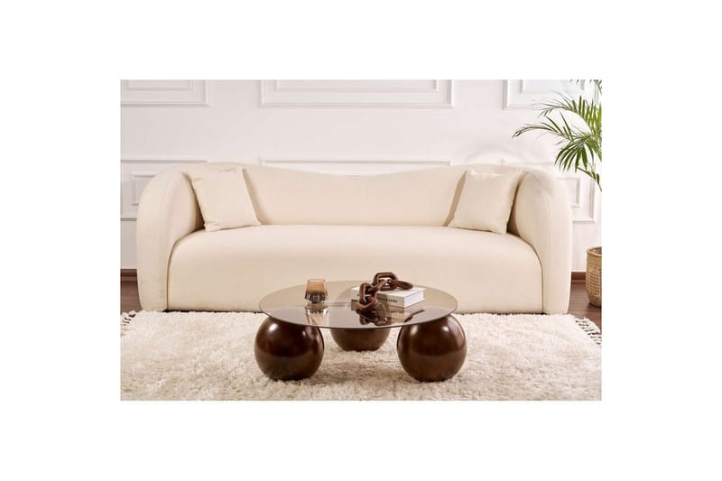 Soffbord Nordure Sibas Soffbord 85 cm Brun - Møbler - Bord - Sofabord