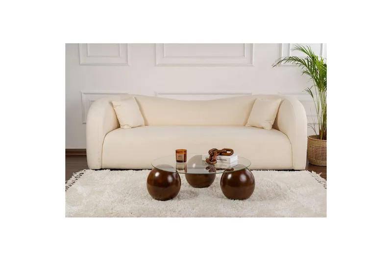 Soffbord Nordure Sibas Soffbord 85 cm Brun - Møbler - Bord - Sofabord