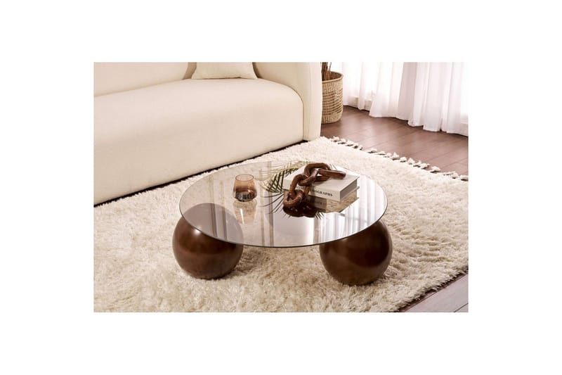 Soffbord Nordure Sibas Soffbord 85 cm Brun - Møbler - Bord - Sofabord