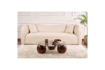 Soffbord Nordure Sibas Soffbord 85 cm Mörkbrun - Møbler - Bord - Sofabord