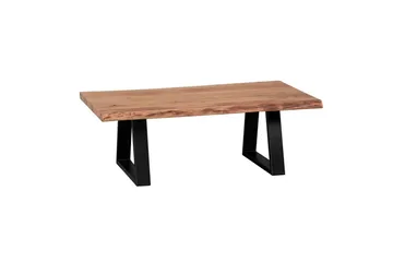 Soffbord Wohnling Mellanfärgat Trä, Svart - Møbler - Bord - Sofabord