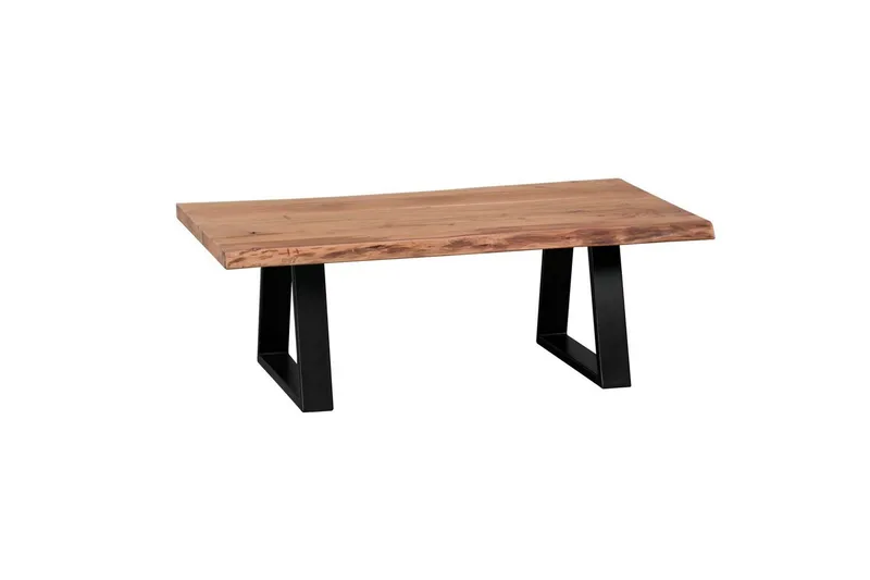 Soffbord Wohnling Mellanfärgat Trä, Svart, undefined