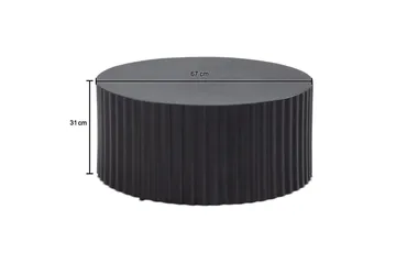 Soffbord Wohnling Svart - Møbler - Bord - Sofabord