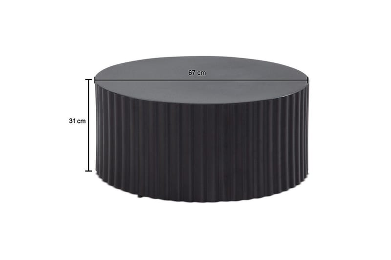Soffbord Wohnling Svart - Møbler - Bord - Sofabord