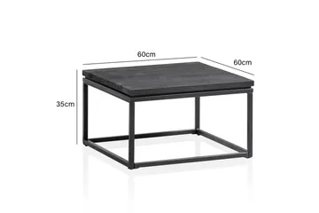 Soffbord Wohnling Svart - Møbler - Bord - Sofabord