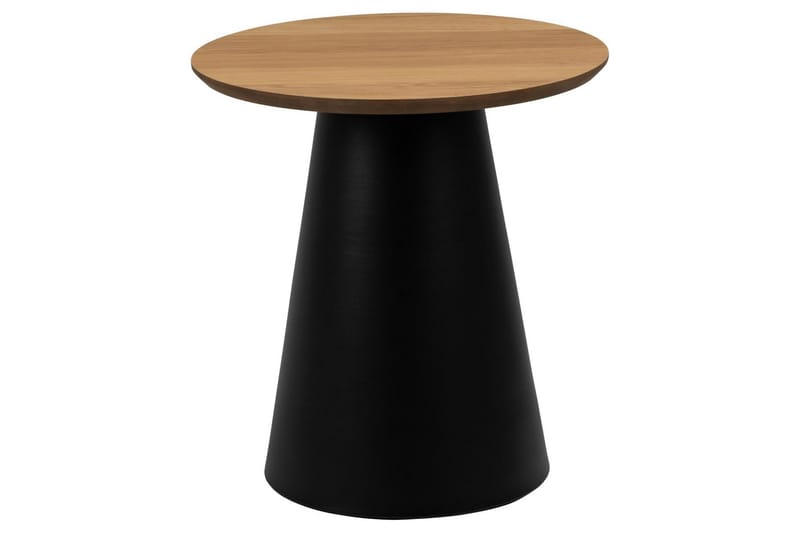 Soli Ø45 cm Rundt Sofabord i Lyst Tre - Brun - Møbler - Bord - Sofabord