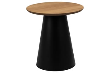 Soli Ø45 cm Rundt Sofabord i Lyst Tre - Brun - Møbler - Bord - Sofabord