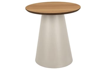 Soli 45 cm Rundt Sofabord i Lyst Tre - Brun - Møbler - Bord - Sofabord