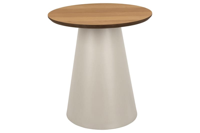 Soli 45 cm Rundt Sofabord i Lyst Tre - Brun - Møbler - Bord - Sofabord