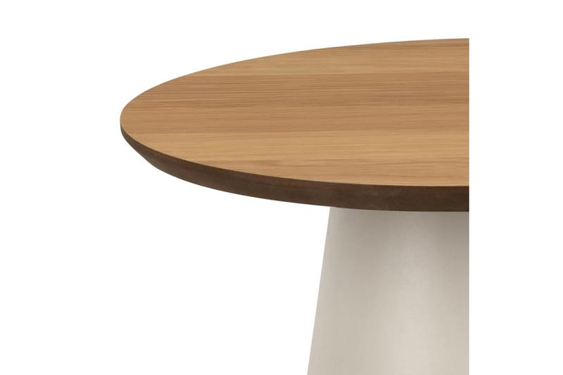 Soli 45 cm Rundt Sofabord i Lyst Tre - Brun - Møbler - Bord - Sofabord