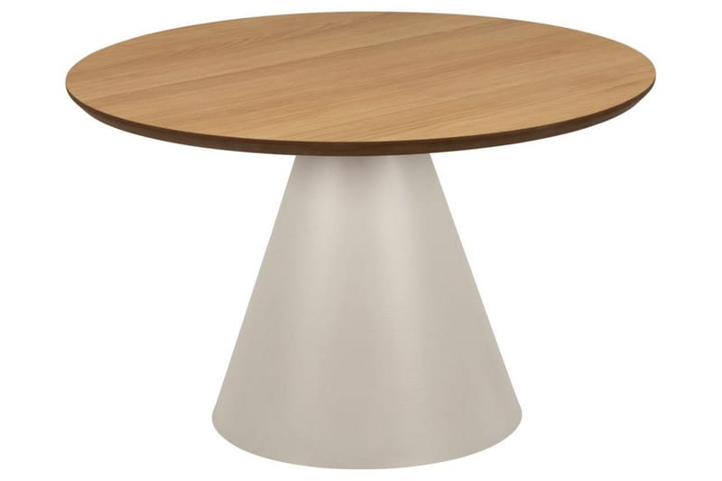 Soli 65 cm Rundt Sofabord i Lyst Tre, Brun