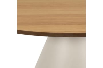 Soli 85 cm Rundt Sofabord i Lyst Tre - Brun - Møbler - Bord - Sofabord