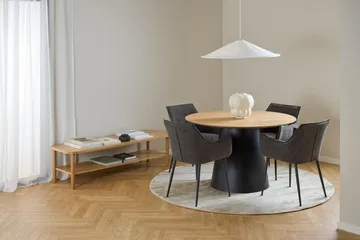 Soli Spisebord 120x120 cm Rundt - Natur - Møbler - Bord - Spisebord & kjøkkenbord