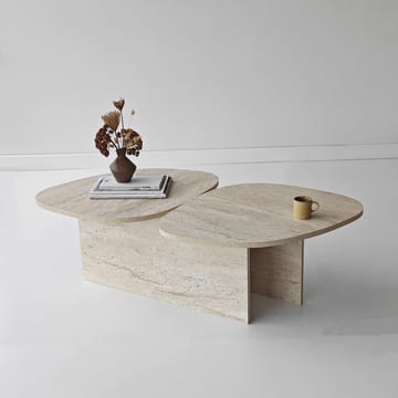 Sovranor sofabord 125 cm - Travertin - Møbler - Bord - Sofabord