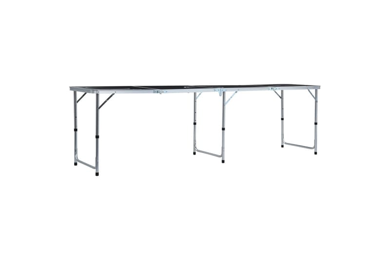 Foldbart ølpongbord 240 cm svart - Møbler - Bord - Spillebord - Beer pong bord