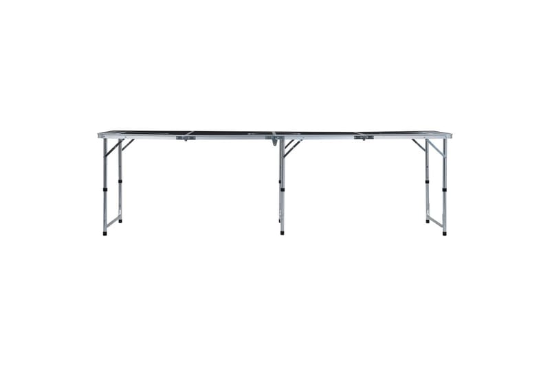 Foldbart ølpongbord 240 cm svart - Møbler - Bord - Spillebord - Beer pong bord