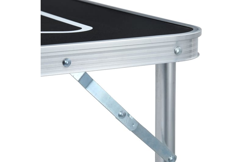 Foldbart ølpongbord 240 cm svart - Møbler - Bord - Spillebord - Beer pong bord