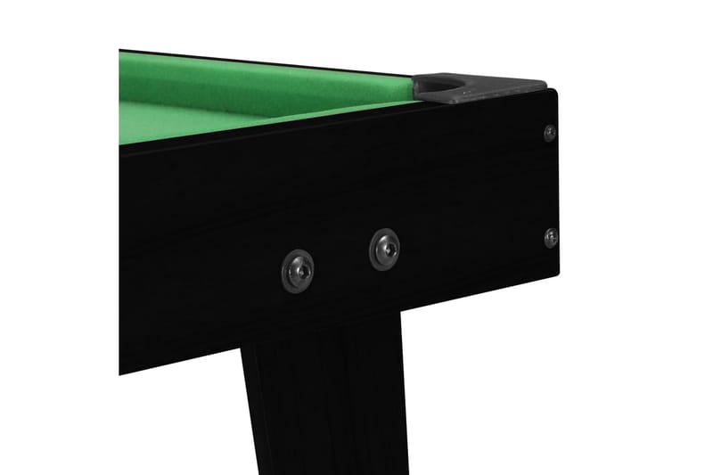 Biljardbord mini 92x52x19 cm svart og grønn - Svart - Biljardbord