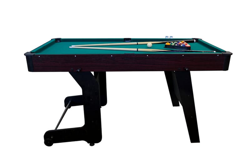 Blackwood Biljardbord Sammenleggbart 5' - Svart|Grønn - Møbler - Bord - Spillebord - Biljardbord