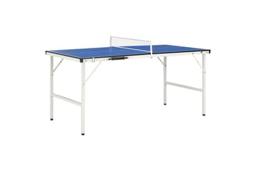 Bordtennisbord med nett 152x76x66 cm blå - Blå - Møbler - Bord - Spillebord - Bordtennisbord