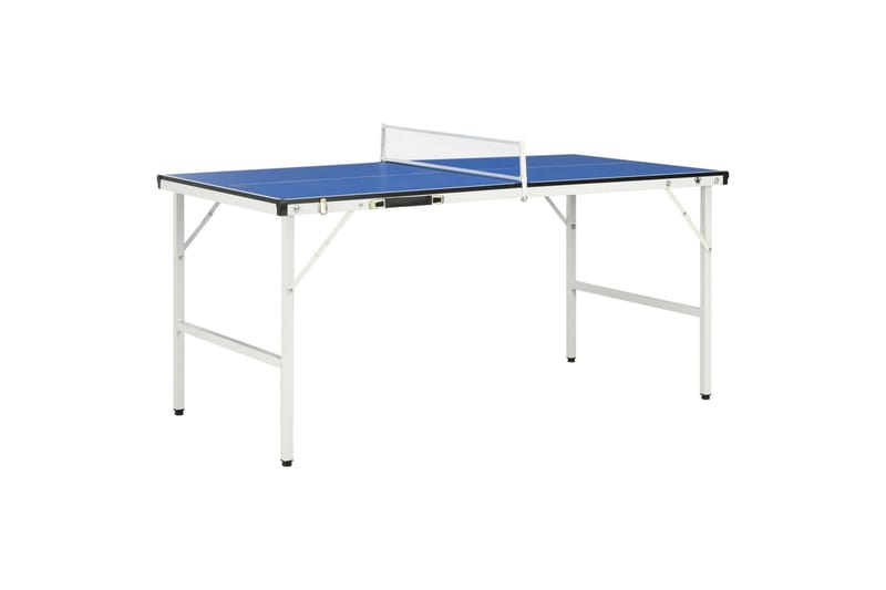 Bordtennisbord med nett 152x76x66 cm blå - Blå - Møbler - Bord - Spillebord - Bordtennisbord