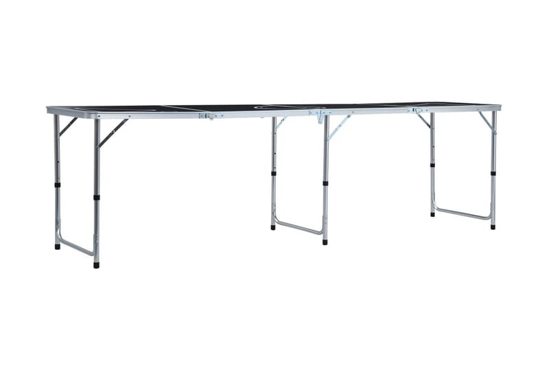Sammenleggbart ølpongbord med kopper og baller 240 cm - Flerfarget - Møbler - Bord - Spillebord - Bordtennisbord