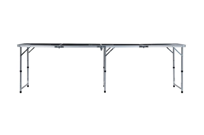 Sammenleggbart ølpongbord med kopper og baller 240 cm - Flerfarget - Møbler - Bord - Spillebord - Bordtennisbord