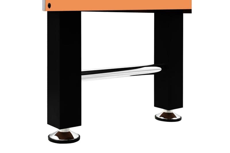 Fotballbord stål 60 kg 140x74,5x87,5 cm lysebrun og svart - Møbler - Bord - Spillebord - Fotballbord