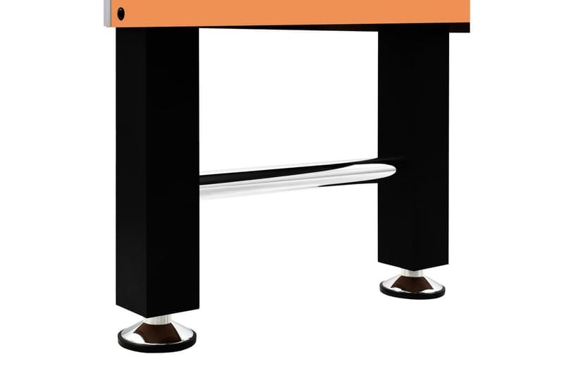 Fotballbord stål 60 kg 140x74,5x87,5 cm lysebrun og svart - Fotballbord
