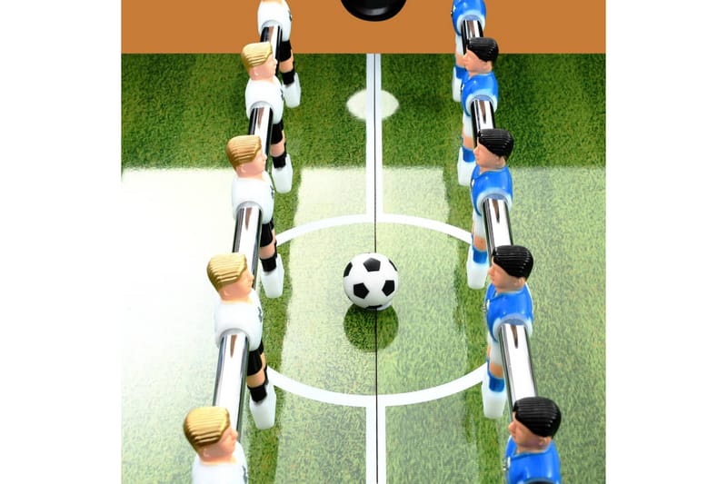 Fotballbord stål 60 kg 140x74,5x87,5 cm lysebrun og svart - Møbler - Bord - Spillebord - Fotballbord