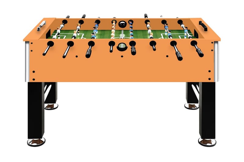 Fotballbord stål 60 kg 140x74,5x87,5 cm lysebrun og svart - Møbler - Bord - Spillebord - Fotballbord