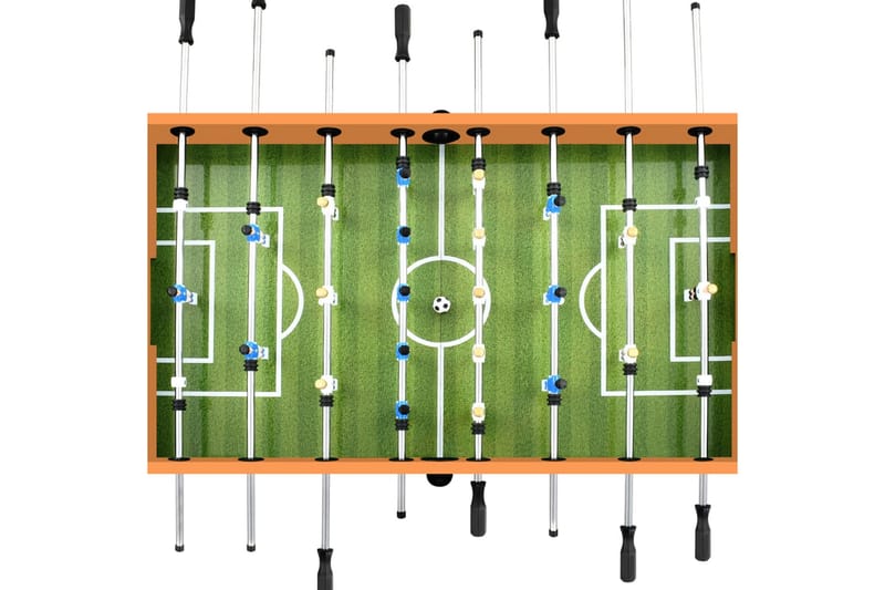 Fotballbord stål 60 kg 140x74,5x87,5 cm lysebrun og svart - Møbler - Bord - Spillebord - Fotballbord
