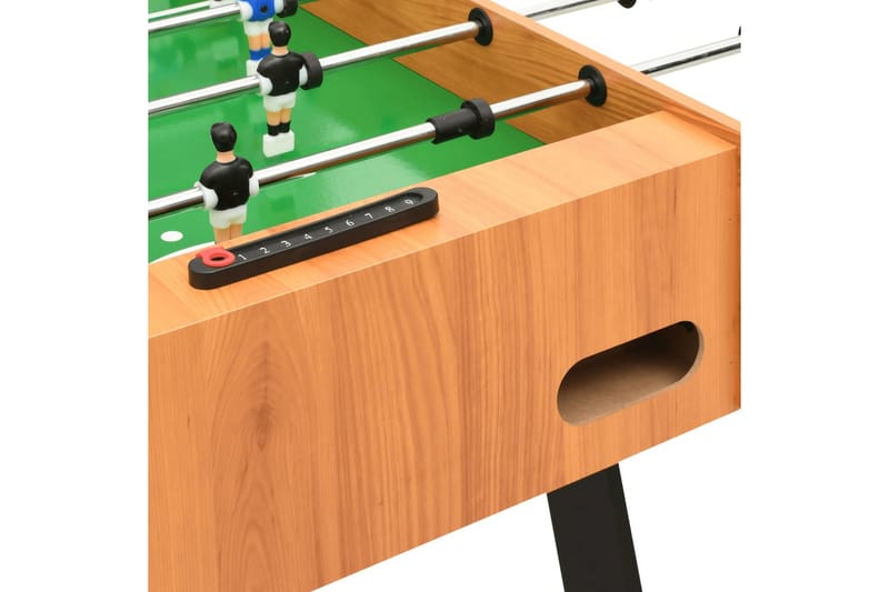 Sammenleggbart fotballbord 121x61x80 cm lys brun - Brun - Møbler - Bord - Spillebord - Fotballbord