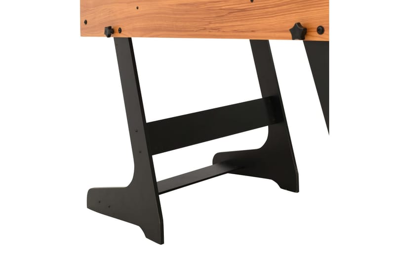 Sammenleggbart fotballbord 121x61x80 cm lys brun - Brun - Møbler - Bord - Spillebord - Fotballbord