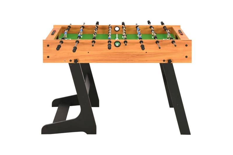 Sammenleggbart fotballbord 121x61x80 cm lys brun - Brun - Fotballbord