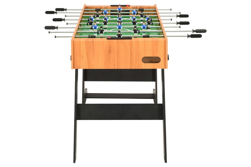 Sammenleggbart fotballbord 121x61x80 cm lys brun - Brun - Møbler - Bord - Spillebord - Fotballbord