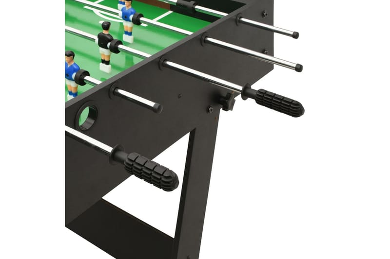 Sammenleggbart fotballbord 121x61x80 cm svart - Svart - Møbler - Bord - Spillebord - Fotballbord