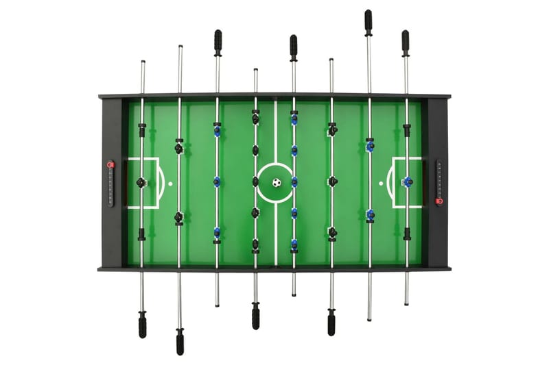 Sammenleggbart fotballbord 121x61x80 cm svart - Svart - Fotballbord