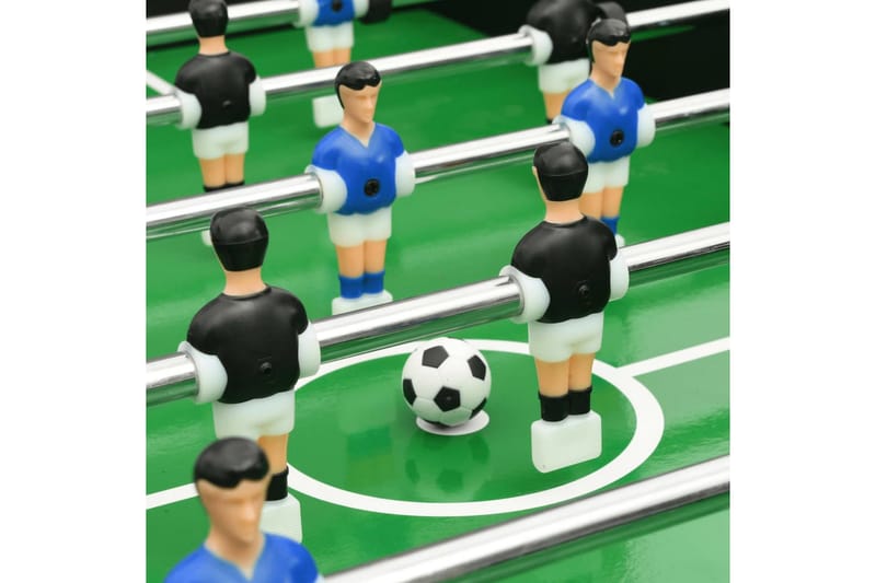 Sammenleggbart fotballbord 121x61x80 cm svart - Svart - Møbler - Bord - Spillebord - Fotballbord