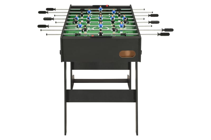 Sammenleggbart fotballbord 121x61x80 cm svart - Svart - Møbler - Bord - Spillebord - Fotballbord