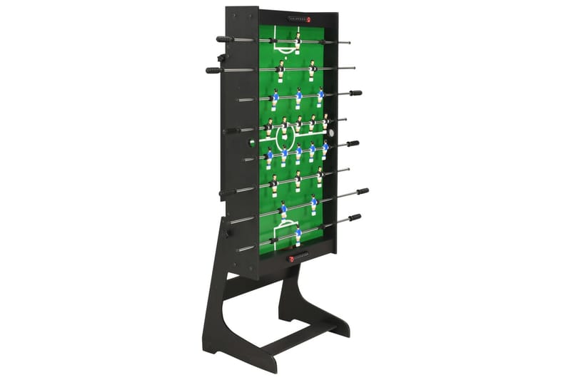 Sammenleggbart fotballbord 121x61x80 cm svart - Svart - Møbler - Bord - Spillebord - Fotballbord