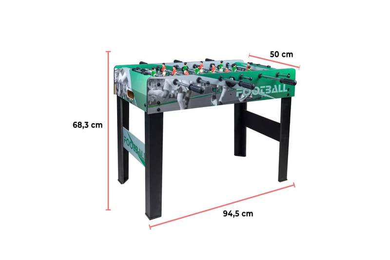 Spillebord Fotball - Svart|Grønn - Fotballbord