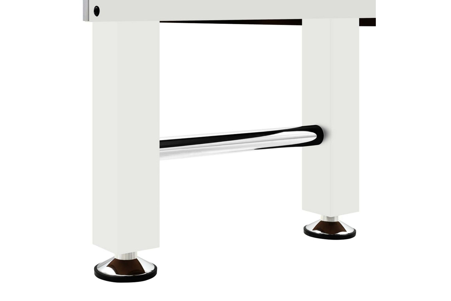 Fotballbord stål 60 kg 140x74,5x87,5 cm hvit - Møbler - Bord - Spillebord - Fotballbord