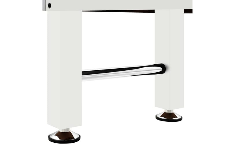 Fotballbord stål 60 kg 140x74,5x87,5 cm hvit - Møbler - Bord - Spillebord - Fotballbord