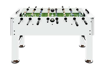 Fotballbord stål 60 kg 140x74,5x87,5 cm hvit - Møbler - Bord - Spillebord - Fotballbord