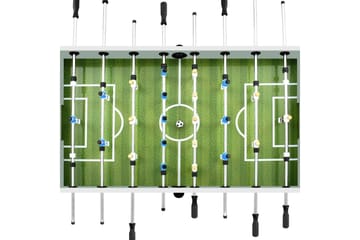 Fotballbord stål 60 kg 140x74,5x87,5 cm hvit - Møbler - Bord - Spillebord - Fotballbord