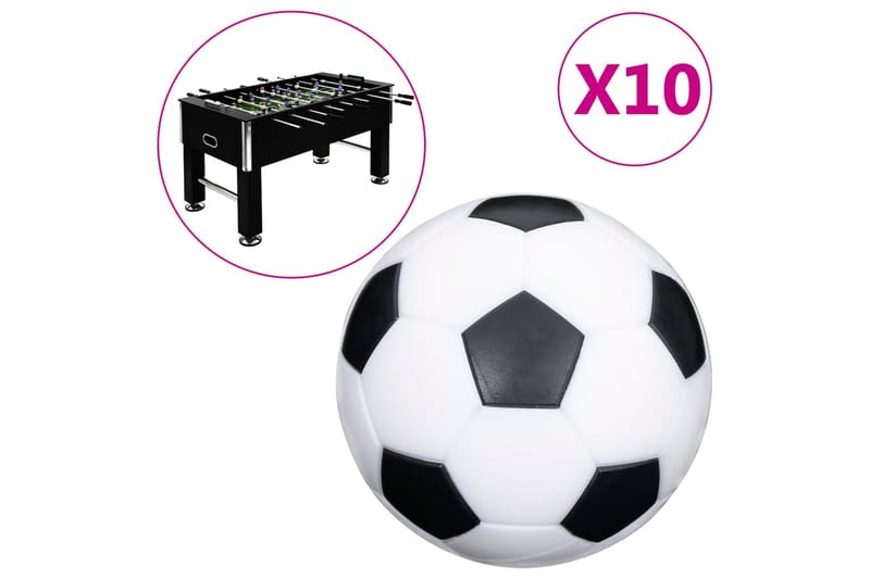 Fotballbordballer 10 stk 32 mm ABS - Fotballbord